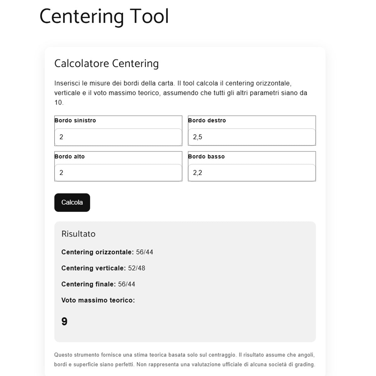 Centering Tool