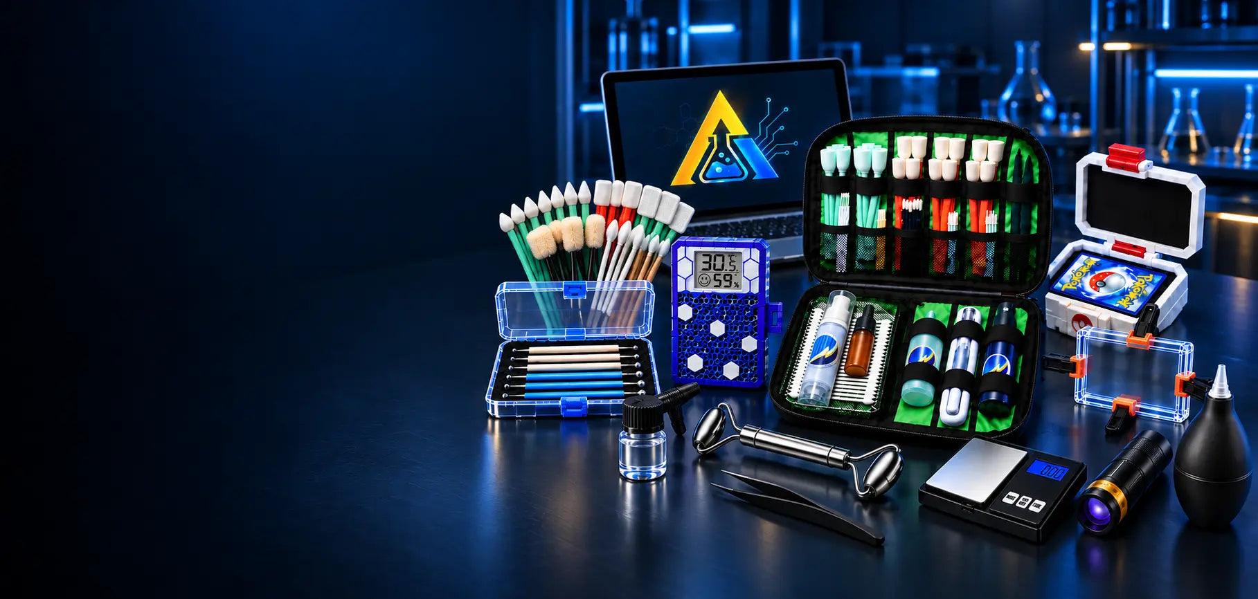 CraftCard Lab Academy con Atlas AI e strumentazione professionale